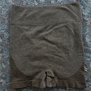 Brown Butt Lifting Biker Shorts